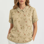 Blouse Women Black Floral Print | Summer Everyday Top