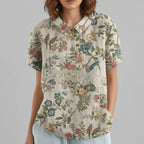 Blouse Women Black Floral Print | Summer Everyday Top