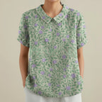 Blouse Women Black Floral Print | Summer Everyday Top