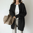 Cardigan Wool Women Black | Everyday Layering Wear