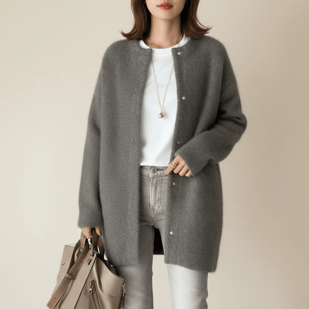 Cardigan Wool Women Black | Everyday Layering Wear