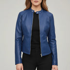 Jacket Women Minimalist Stand Collar | Everyday Wear