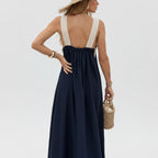 Maxi Dress Women Halter Cross-Strap | Summer Everyday Wear