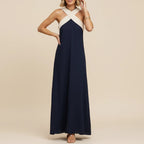 Maxi Dress Women Halter Cross-Strap | Summer Everyday Wear