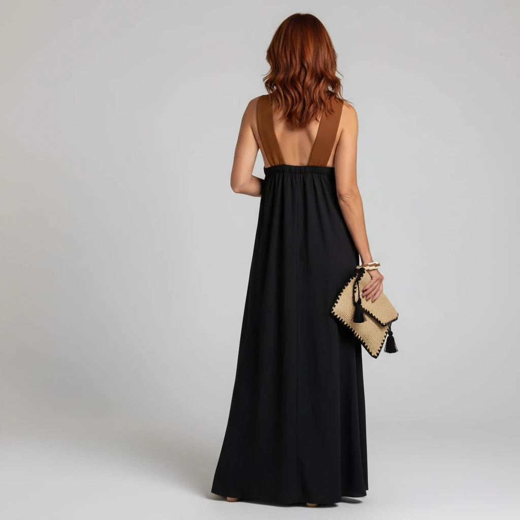 Maxi Dress Women Halter Cross-Strap | Summer Everyday Wear