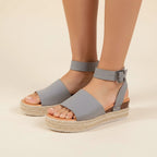 Platform Sandals Women Ankle Strap | Casual Everyday Wear