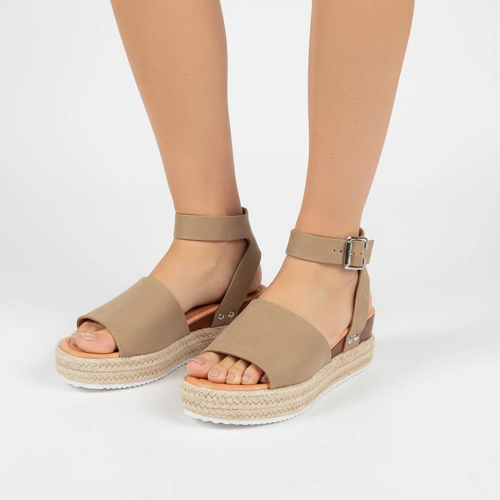 Platform Sandals Women Ankle Strap | Casual Everyday Wear