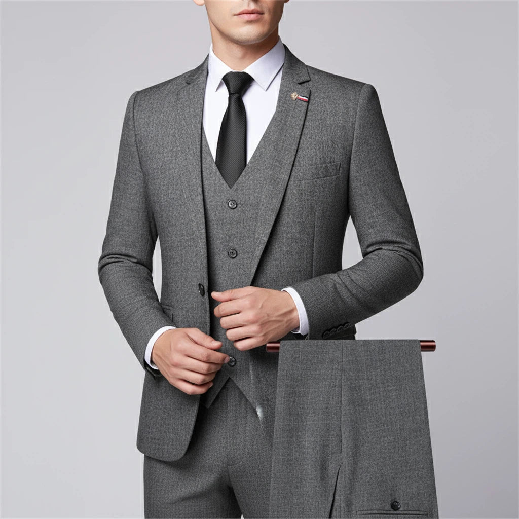 Suit Men Three-Piece Formal | Business & Special Occasion Wear