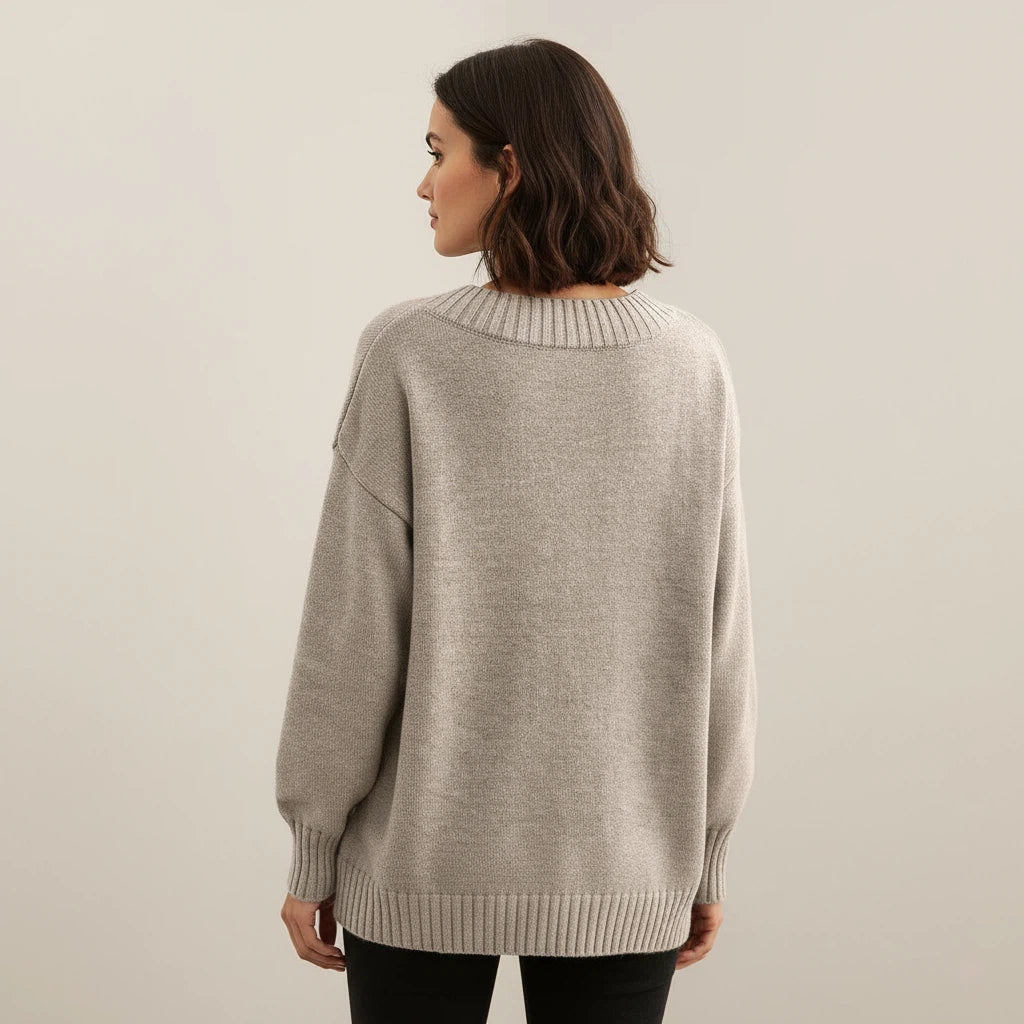 Sweater Women V-Neck Casual | Everyday Cold Weather Wear