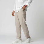 Tailored Trousers Neutral Tone | Everyday Wear