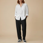 Tailored Trousers Neutral Tone | Everyday Wear