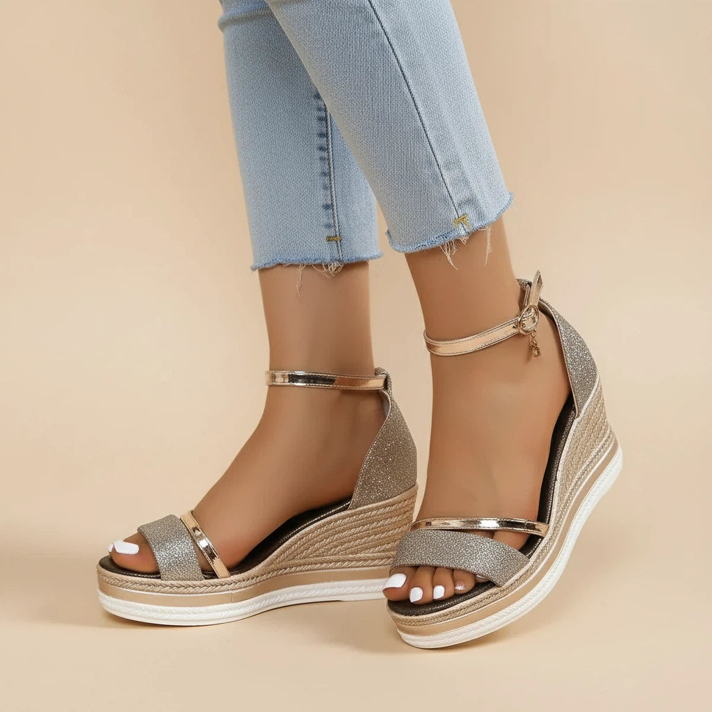 Wedge Sandals Ankle Strap | Casual Everyday Wear