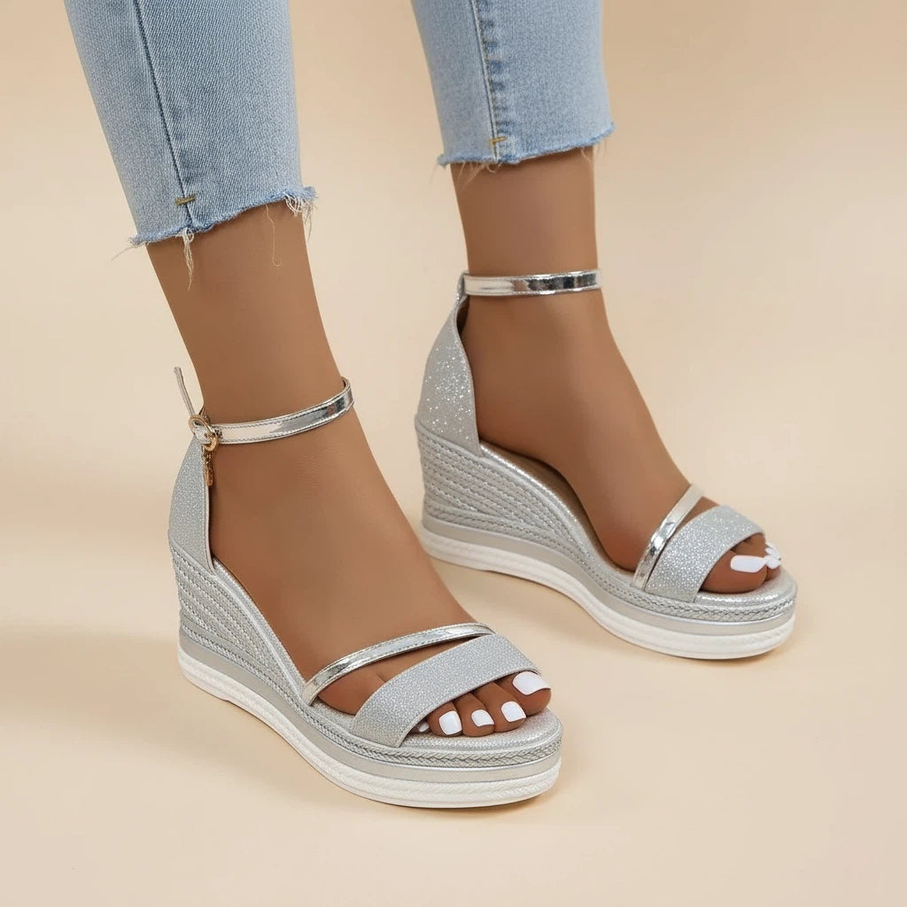 Wedge Sandals Ankle Strap | Casual Everyday Wear