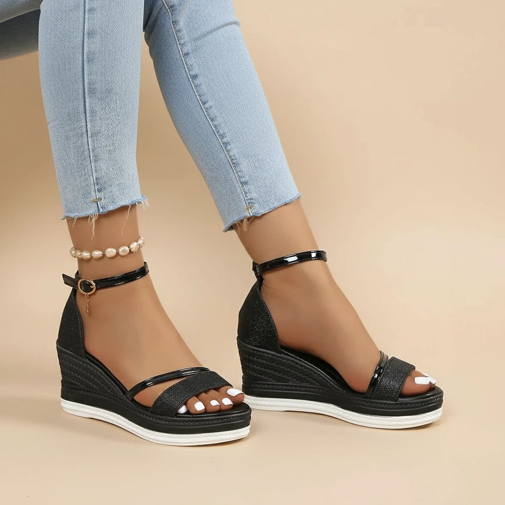 Wedge Sandals Ankle Strap | Casual Everyday Wear